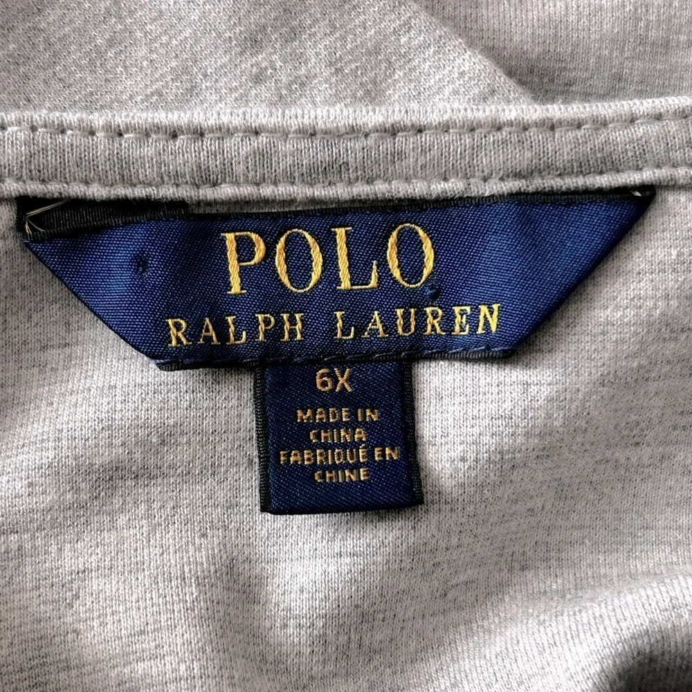 Polo Ralph Lauren Gray Bell Sleeve Dress